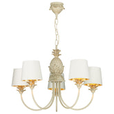 David Hunt Lighting Cabana 5 Light CAB0512 Cream / Gold